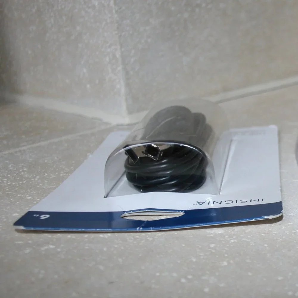 Insignia & Dynex 6 FT. USB 2.0 A to B Cables (NIB)